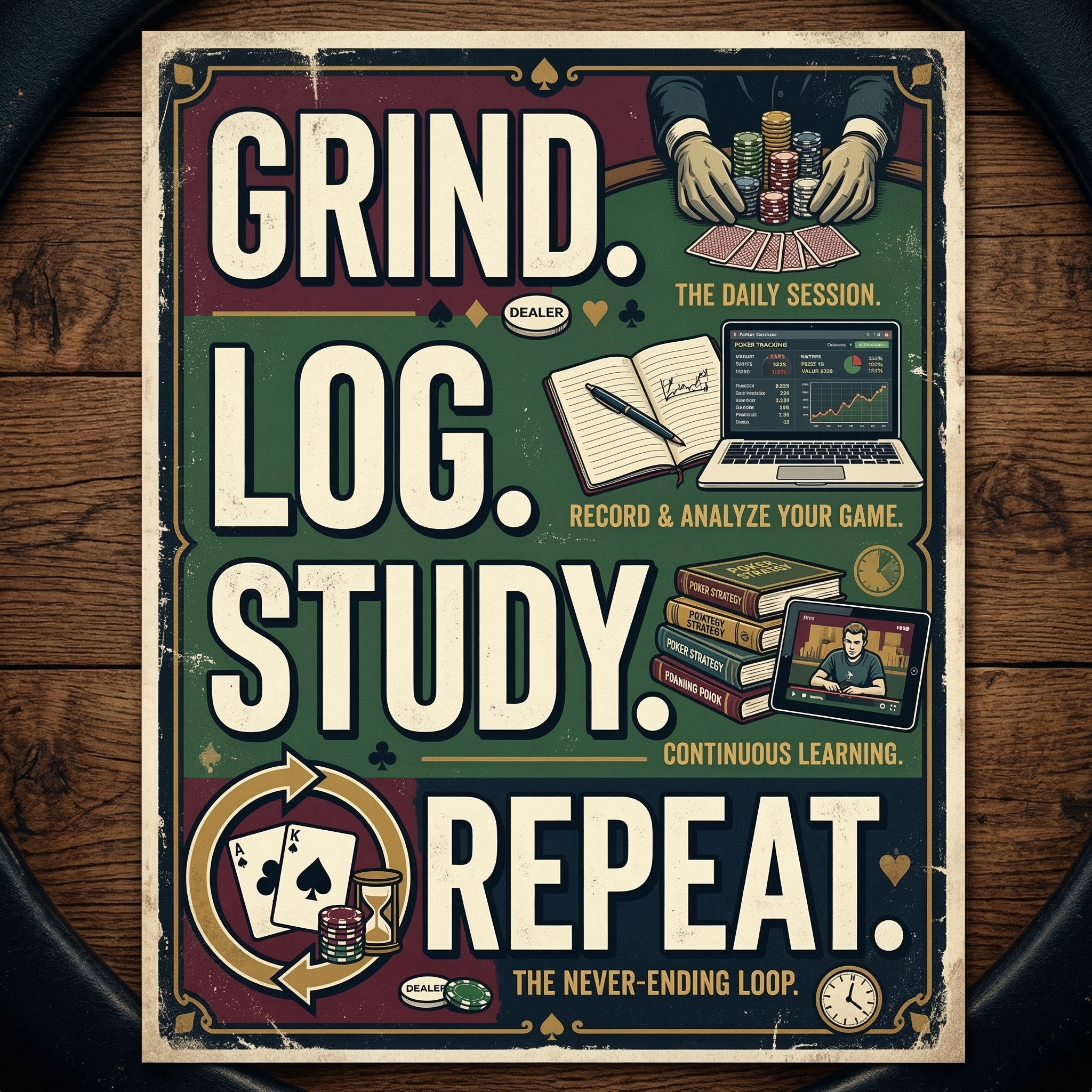 GrindLog app interface